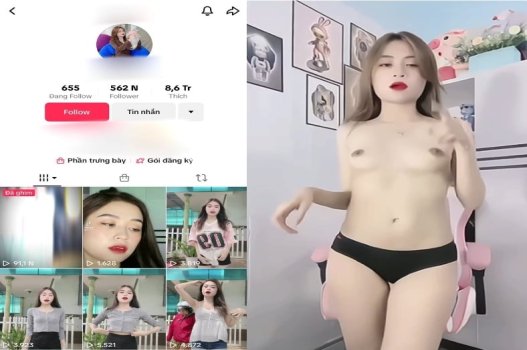 Con cu bị cuốn hút bởi tiktoker xinh đẹp nhất
