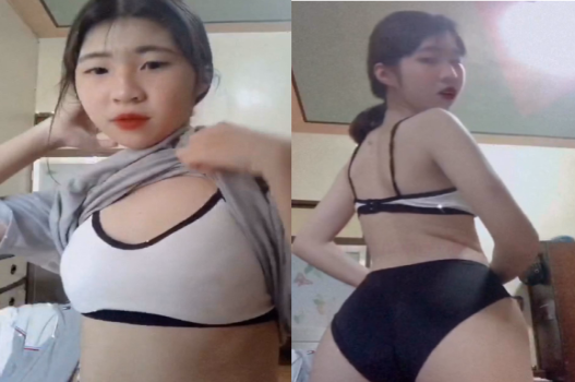 Em sinh viên ngực khủng khoe dáng