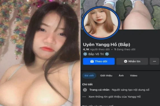 Hồ Uyên Giang ngực khủng chinh phục dương vật tí hon