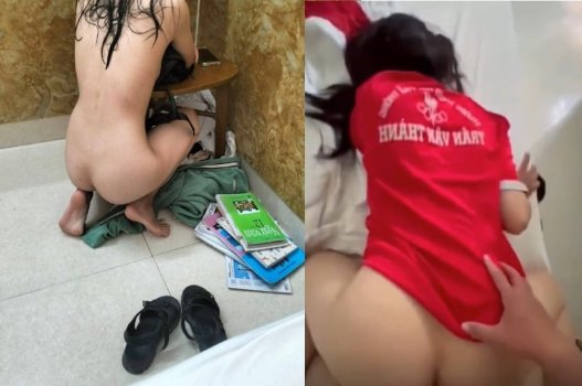 Nữ sinh THPT Trần Văn Thành gợi cảm trong những phút giây táo bạo