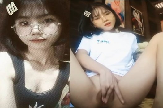 Nữ sinh tóc ngắn nháy cảm tự sướng