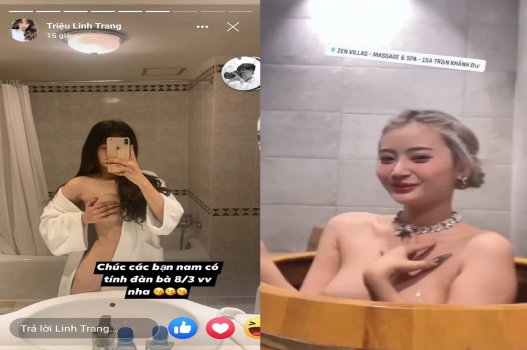Sex genz Triệu Linh Trang vòng eo nhỏ xinh